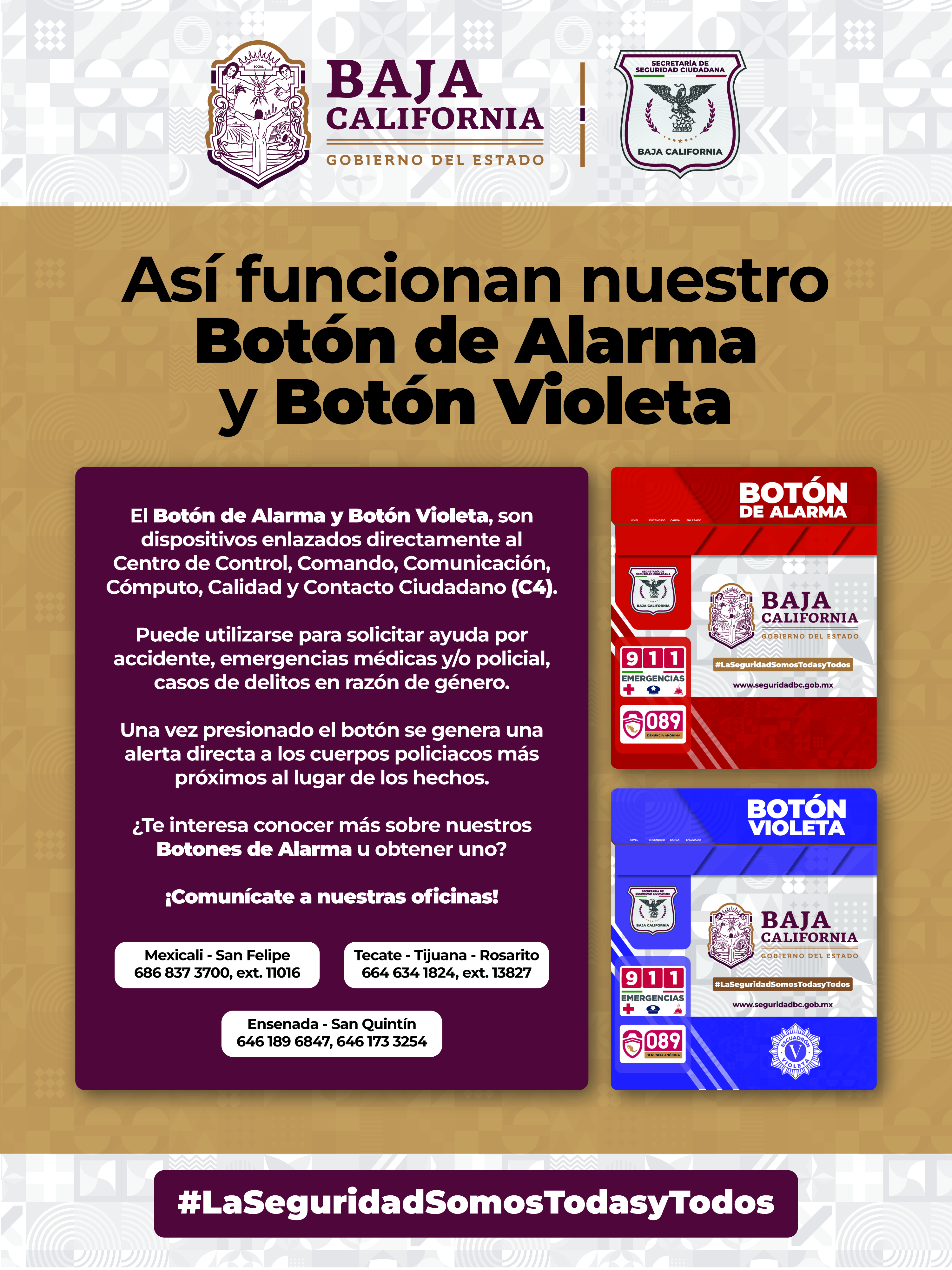 Boton de alarma vecinal